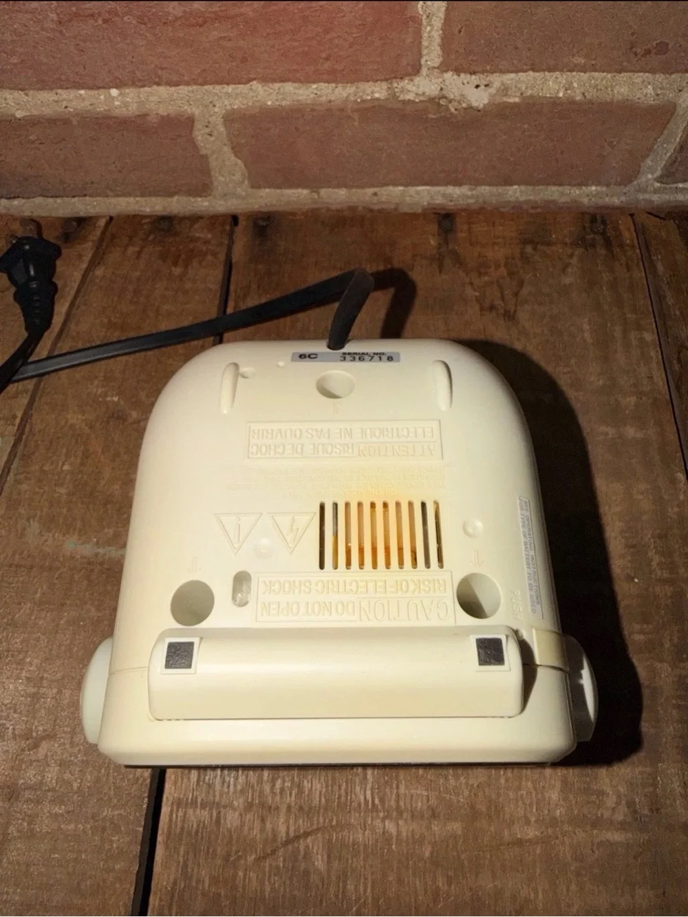 Vintage Sony Dream Machine Digital Alarm Clock – Cream and Silver